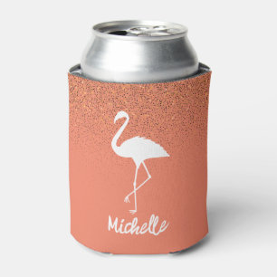 Personalisierte Flamingos Dosenkühler