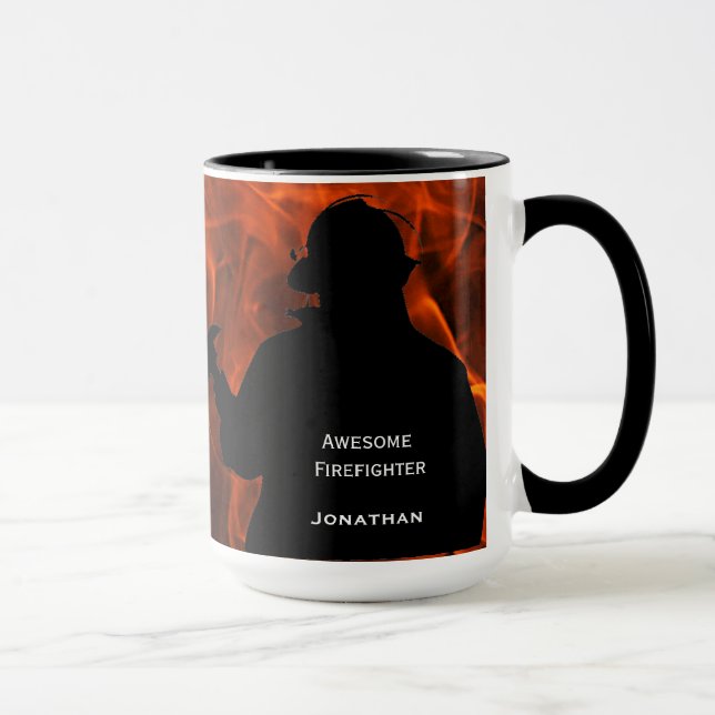 Personalisierte Flamme Tasse (Rechts)