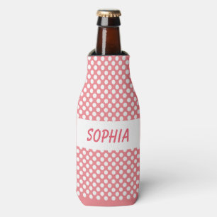 Personalisierte Flasche Cooler Polka Dockt Ihre Fa Flaschenkühler