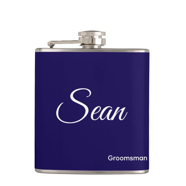 Personalisierte Flasche Flachmann (Vorderseite)