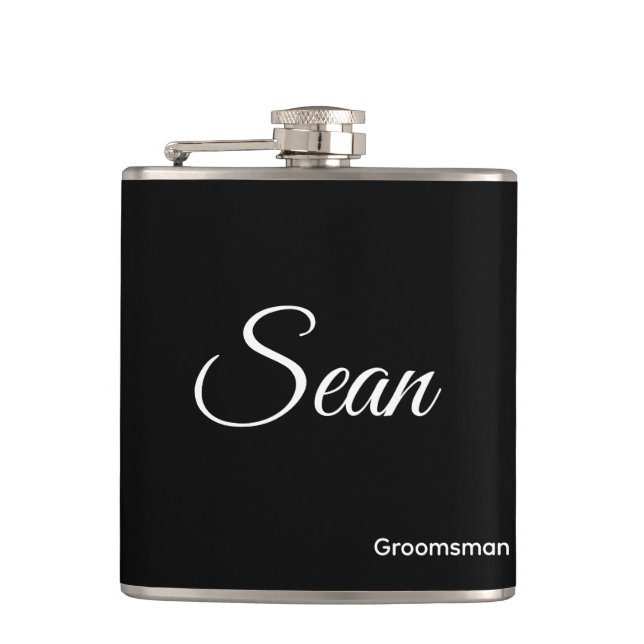 Personalisierte Flasche Flachmann (Vorderseite)