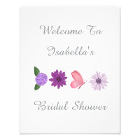 Personalisierte Florale Cosmos Brautparty Hochzeit