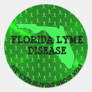 Personalisierte Florida Lyme Aufkleber
