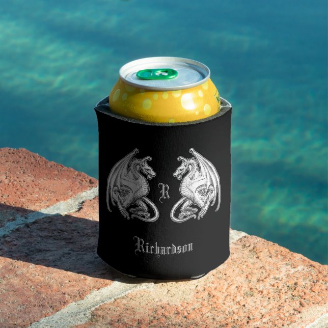 Personalisierte Flügeldrachen Dosenkühler (In Situ Pool)