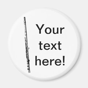 Personalisierte Flute Magnet