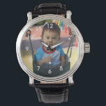 Personalisierte Foto-Armüberwachung Armbanduhr<br><div class="desc">Laden Sie ein Foto Ihres Babys,  Enkelkindes oder Ihrer Familie hoch,  um eine personalisierte Uhr zu erstellen. Diese Uhren machen auch großartige Geschenke für junge Mutter und Väter,  oder Großeltern.</div>