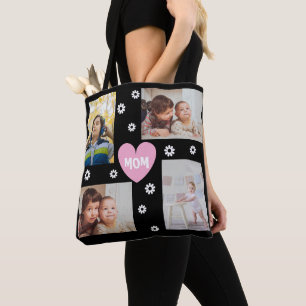 Personalisierte Foto-Collage für Mama-Tasche Tasche