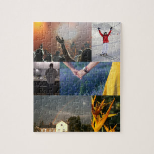 Personalisierte Foto-Collage-Puzzles 