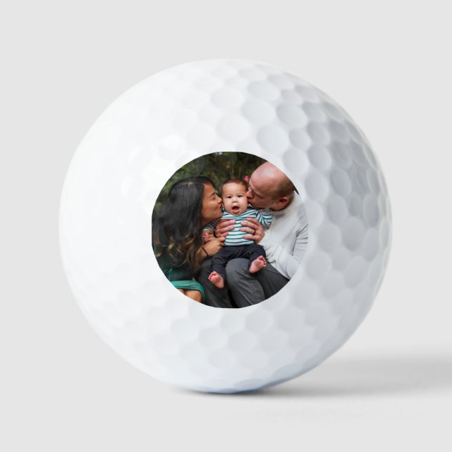 Personalisierte Foto-Familie Golfball (Vorderseite)