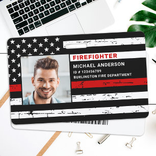 Personalisierte Foto-Feuerwehr-ID-Karte Feuerwehr- Ausweis