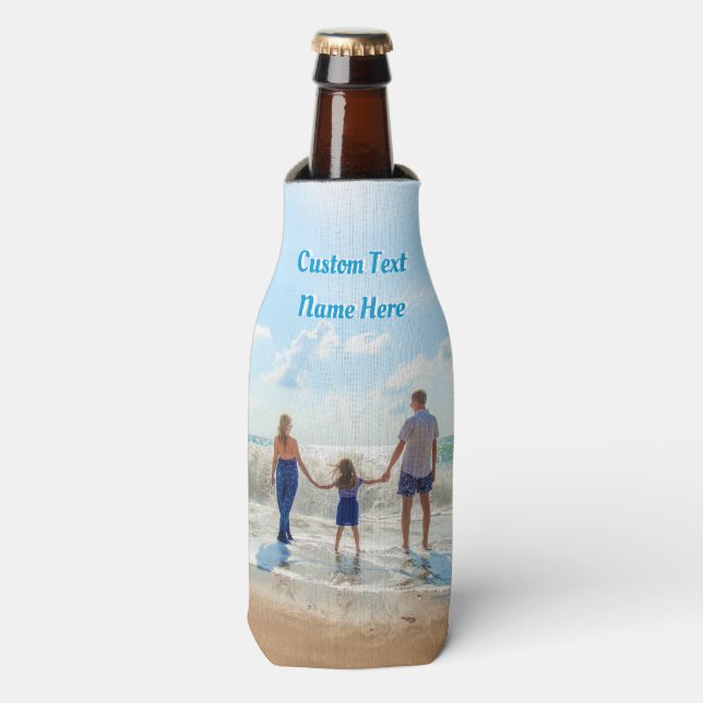 Personalisierte Foto Flasche Cooler Benutzerdefini Flaschenkühler (Flaschenvorderseite)