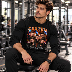 Personalisierte Foto-Hip-Hop Tri-Blend Shirt
