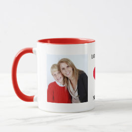 Personalisierte Foto-Liebe für benutzerdefinierte  Tasse
