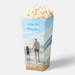 Personalisierte Foto-Popcorn-Boxen mit individuell Geschenkschachtel