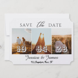 Personalisierte Foto-Save-the-Date-Karten zum indi Save The Date