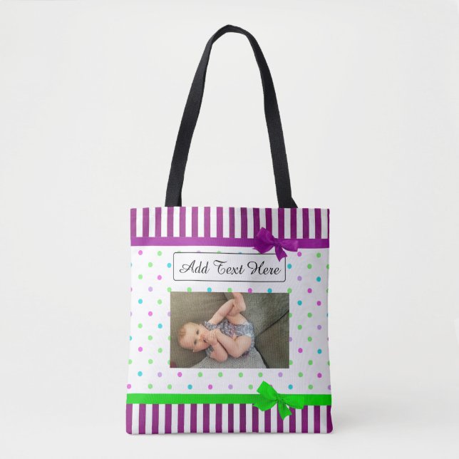 Personalisierte Foto-Taschen-Tasche, addieren Tasche (Vorderseite)