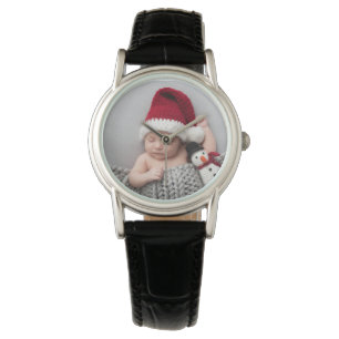 Personalisierte Foto-Uhr hinzufügen Armbanduhr