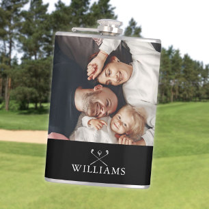 Personalisierte Foto- und Namensgolfschläger Flachmann