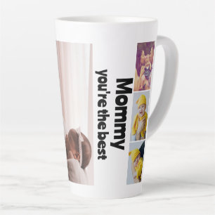 Personalisierte Foto- und Text-Fotocollage Milchtasse