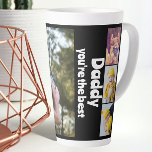 Personalisierte Foto- und Text-Fotocollage Milchtasse