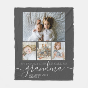Personalisierte Foto- und Textfotografie Fleecedecke
