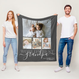 Personalisierte Foto- und Textfotografie Fleecedecke