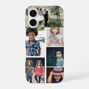 Personalisierte Foto- und Textfotografie iPhone 16 Hülle