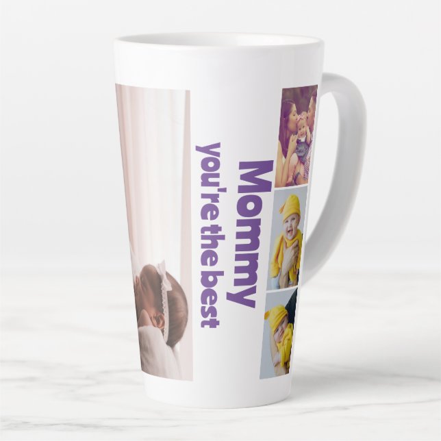 Personalisierte Foto- und Textfotografie Milchtasse (Rechte Ecke)