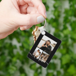Personalisierte Foto- und Textfotografie Schlüsselanhänger