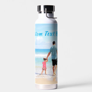 Personalisierte Foto-Wasserflasche mit individuell Trinkflasche