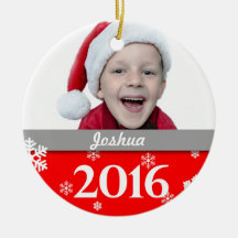 Personalisierte Foto-Weihnachtsbaum-Verzierung