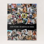 Personalisierte FotoCollage 36<br><div class="desc">Modernes personalisiertes Bilderpuzzle mit 36 quadratischen Fotos, die Sie durch Ihre eigenen ersetzen können, und einer Textvorlage, um Ihren Namen oder Ihre personalisierte Nachricht hinzuzufügen.</div>
