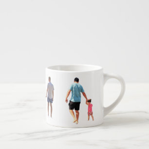 Personalisierte Fotocollage-Espressotasse als Gesc Espressotasse