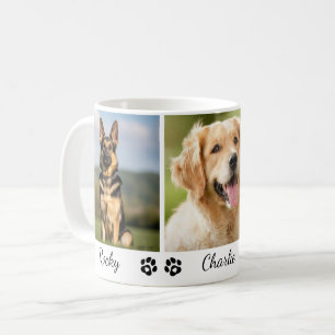 Personalisierte Fotocollage für Haustierliebhaber Kaffeetasse