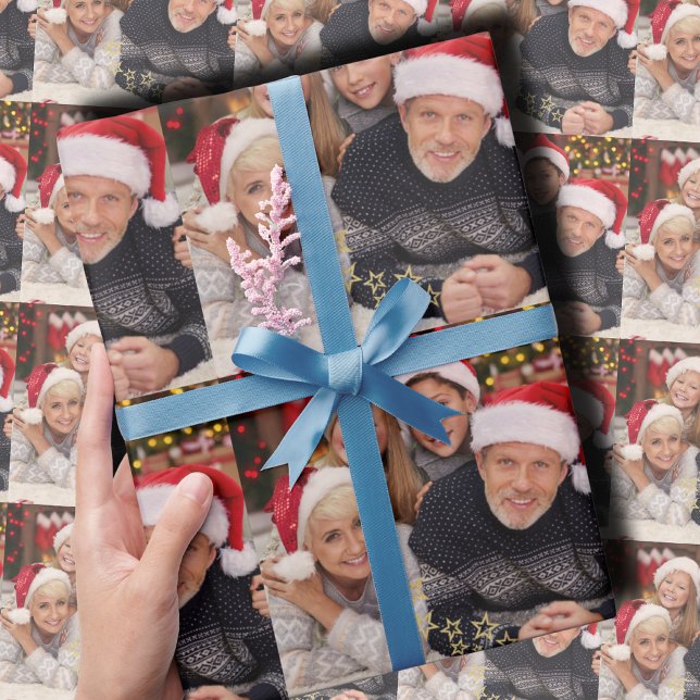 Personalisierte Fotocollage Geschenkpapier (Von Creator hochgeladen)