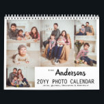 Personalisierte FotoCollage Kalender<br><div class="desc">Das Design umfasst 6 Ihrer Lieblings-Fotos auf der Vorderseite und 1 Foto für jede Monatsseite.</div>