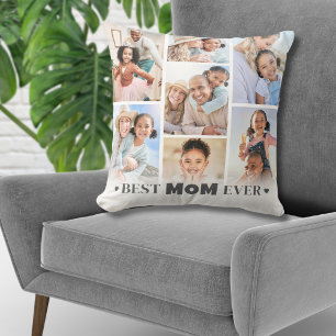 Personalisierte Fotocollage Mama Kissen