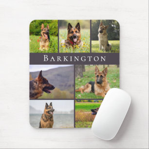 Personalisierte Fotocollage mit Hund Mousepad