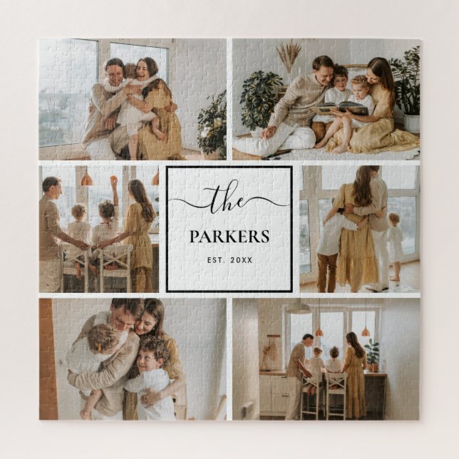 Personalisierte FotoCollage Plaque - Custom (Vertikal)