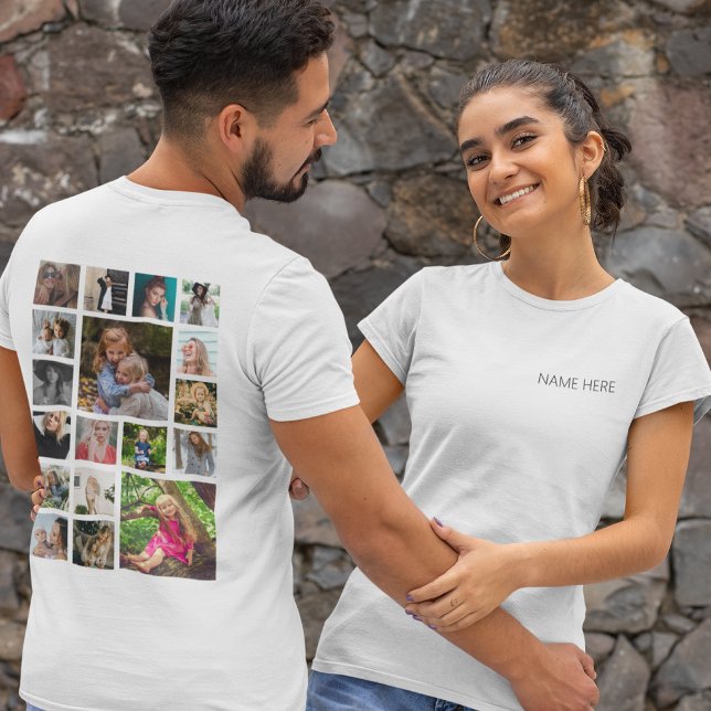 Personalisierte FotoCollage T-Shirt (Von Creator hochgeladen)