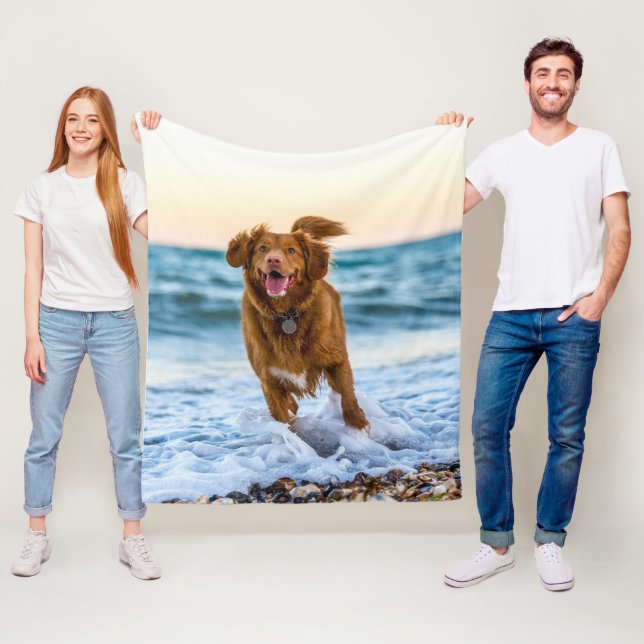 Personalisierte Fotogeschenke für Haustiere Gesche Fleecedecke (Beispiel)