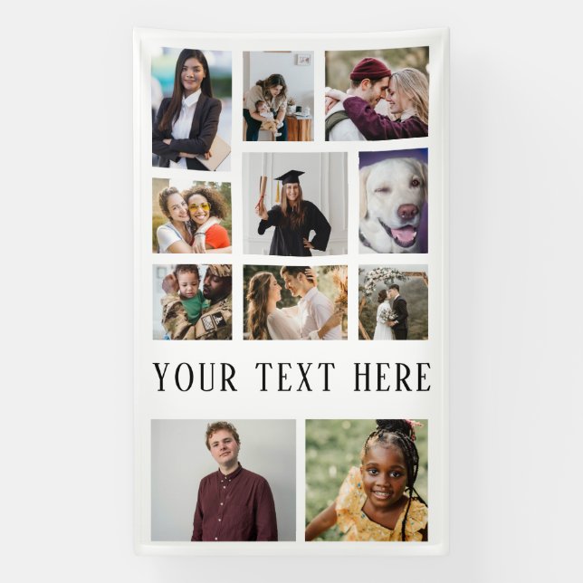Personalisierte Fotos Banner (Vertikal)
