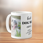 Personalisierte Fotos Bestes Dog Mum Kaffeetasse<br><div class="desc">Feiern Sie mit diesem personalisierten Schlamm die beste Hundemama aller Zeiten am Muttertag,  Weihnachten oder Geburtstag. Sie können einfach zwei Fotos ihres Hundes(s) hinzufügen und Namen(s) und das Jahr hinzufügen.</div>