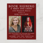 Personalisierte Fotos, Buchsignierungsanzeige des  Flyer<br><div class="desc">Personalisierte Fotos,  Autor's Book Signing Werbung Flyer durch den Business Card Store.</div>