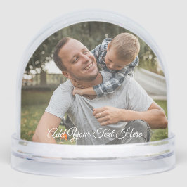Personalisierte Fotos Dome Snow Globe Schneekugeln