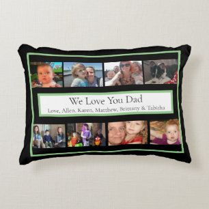 Personalisierte Fotos   Geschenke für Vater Dekokissen