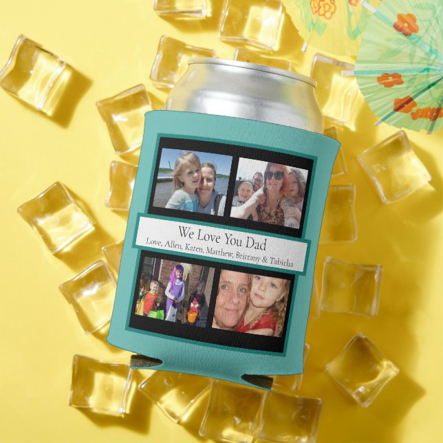 Personalisierte Fotos | Geschenke für Vater Dosenkühler (In Situ Sommer)