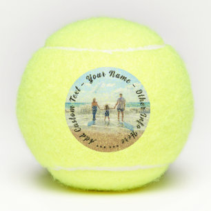 Personalisierte Fototennisbälle mit individuellem  Tennisbälle