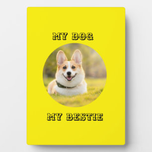 Personalisierte Fotovorlage für meinen Hund - Mein Fotoplatte