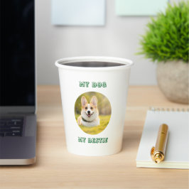 Personalisierte Fotovorlage für meinen Hund - Mein Pappbecher